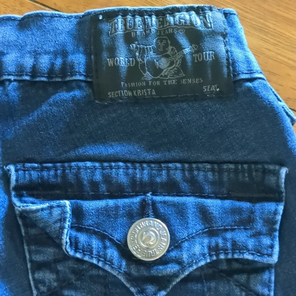 True Religion Blue Denim Jeans Size 25 - Picture 6 of 8